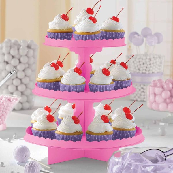 Stand para Cupcakes Rosa