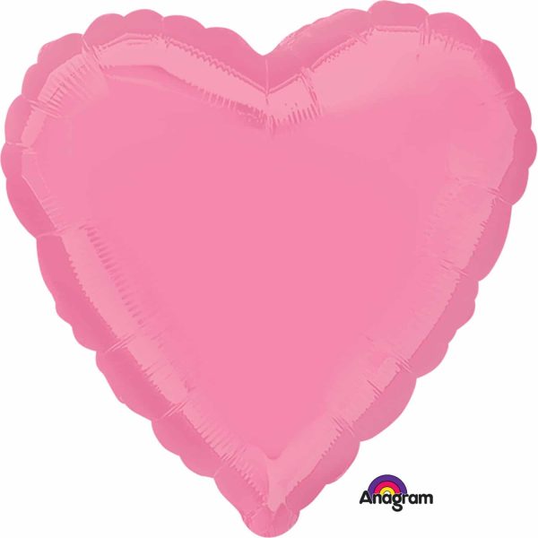Balão Standard Coração Rosa Choque