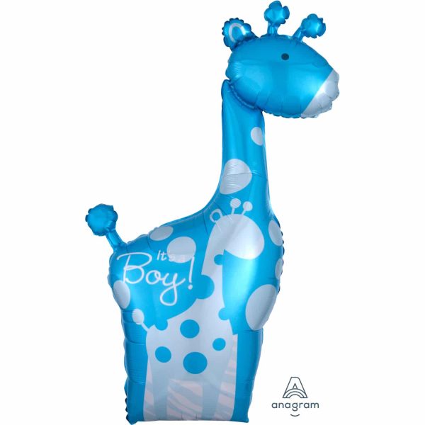 Balão Supershape "It's a Boy" Girafa