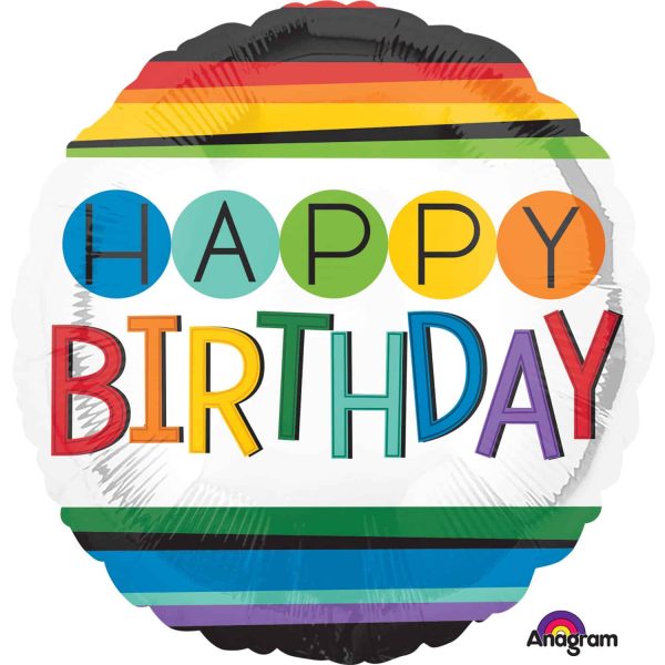 Balão Standard "Happy Birthday"