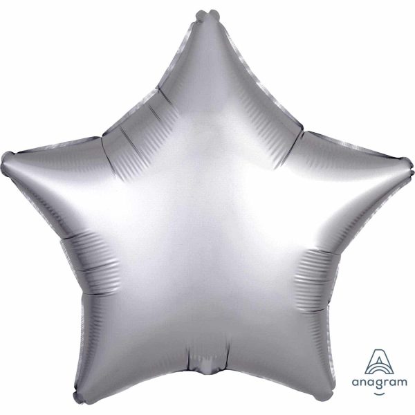 Balão Standard Estrela Prateada - Acetinado