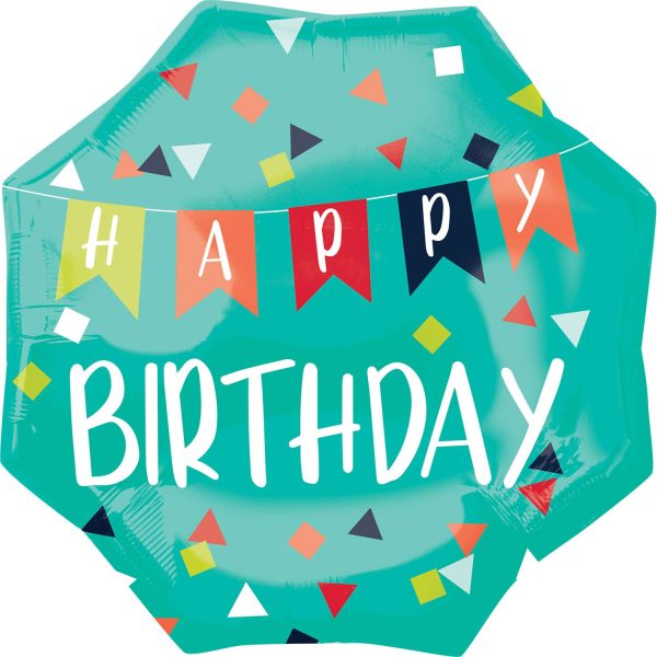 Balão Supershape "Happy Birthday"