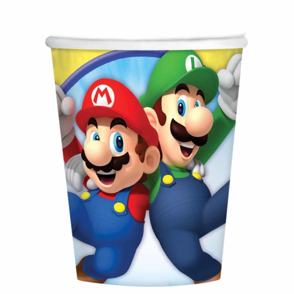 8 Copos Super Mário