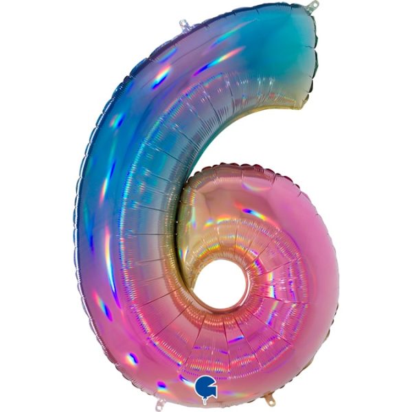 Balão Número Rainbow - Image 7