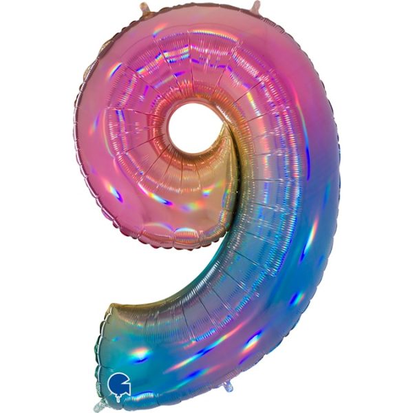 Balão Número Rainbow - Image 10