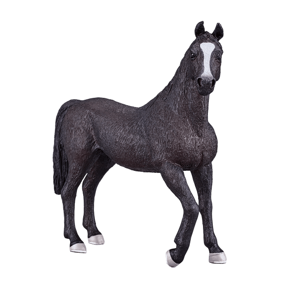 CAVALO ÁRABE PRETO MOJO FUN RÉPLICA DE ANIMAL BONECO COLECIONÁVEL