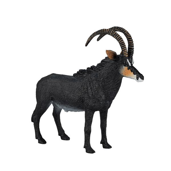 ANTILOPE NEGRO MOJO FUN RÉPLICA DE ANIMAL BONECO COLECIONÁVEL