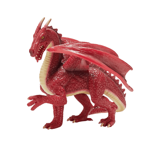 DRAGÃO VERMELHO MOJO FUN RÉPLICA DE ANIMAL BONECO COLECIONÁVEL