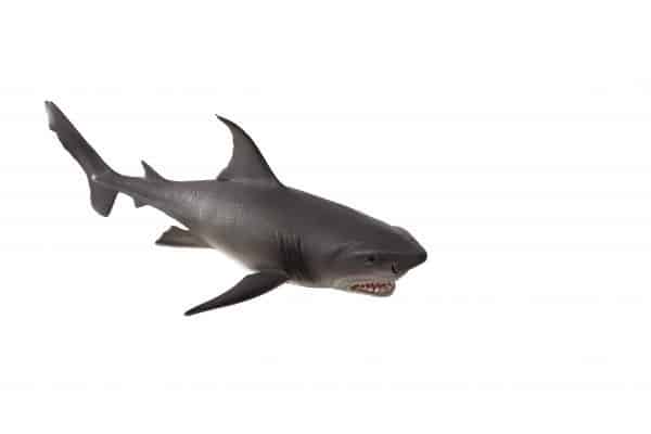 TUBARÃO BRANCO PEIXE MOJO FUN RÉPLICA DE ANIMAL BONECO COLECIONÁVEL